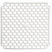 TAPPETO LAVELLO M 33x22CM Bianco (10pz)